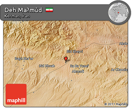Satellite Map of Deh Maḩmūd