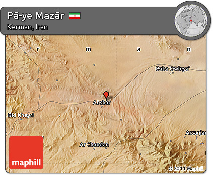 Satellite Map of Pā-ye Mazār