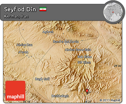 Satellite Map of Seyf Od Dīn