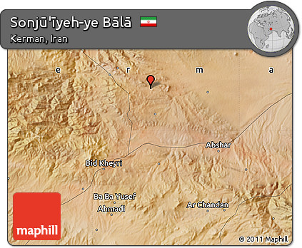 Satellite Map of Sonjū'īyeh-ye Bālā