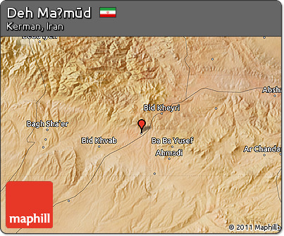 Satellite Map of Deh Maḩmūd