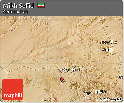 Satellite Map of Mīkh Sefīd
