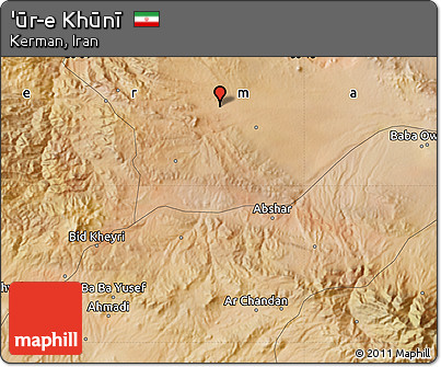 Satellite Map of 'ūr-e Khūnī