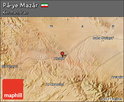 Satellite Map of Pā-ye Mazār