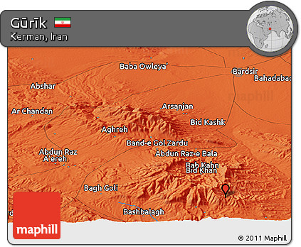 Political Panoramic Map of Gūrīk