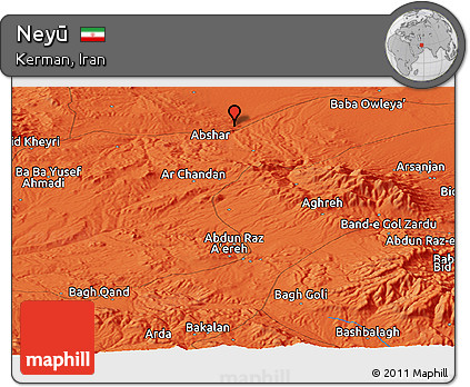 Political Panoramic Map of Neyū