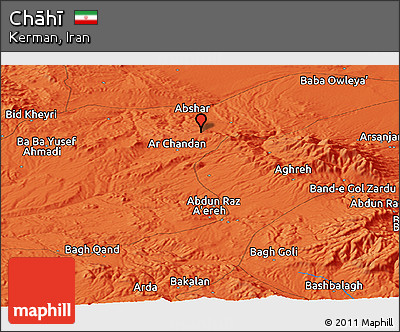 Political Panoramic Map of Chāhī