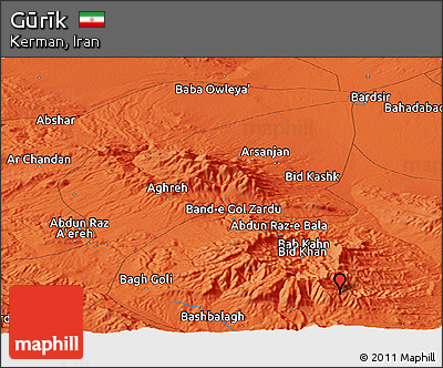 Political Panoramic Map of Gūrīk