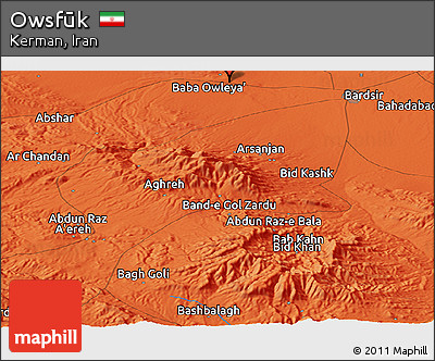 Political Panoramic Map of Owsfūk