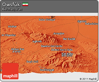 Political Panoramic Map of Owsfūk