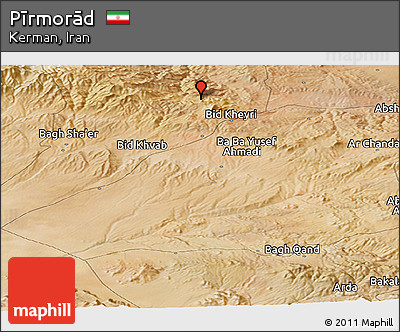 Satellite Panoramic Map of Pīrmorād