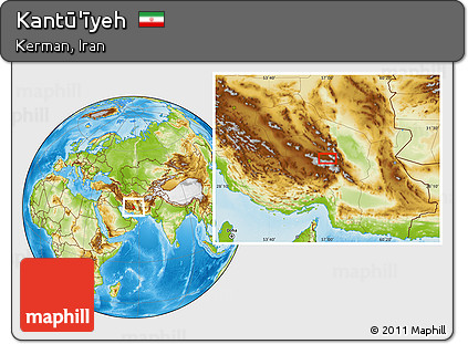 Physical Location Map of Kantū'īyeh