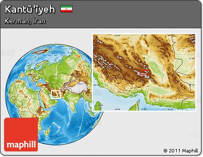 Physical Location Map of Kantū'īyeh