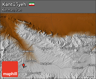 Physical Map of Kantū'īyeh