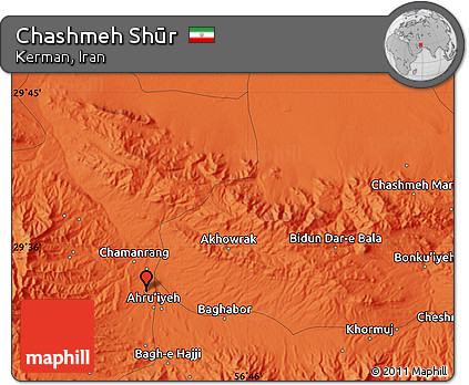 Political Map of Chashmeh Shūr
