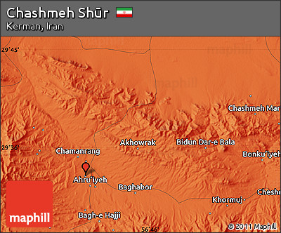 Political Map of Chashmeh Shūr