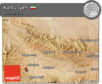 Satellite Map of Kantū'īyeh