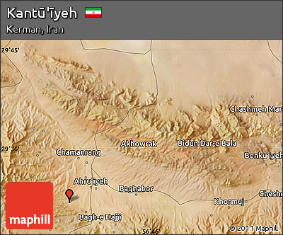Satellite Map of Kantū'īyeh