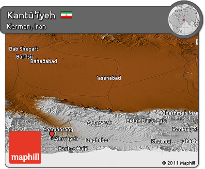 Physical Panoramic Map of Kantū'īyeh