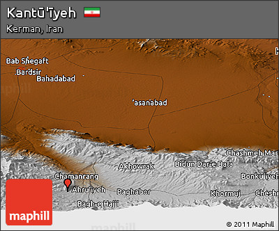 Physical Panoramic Map of Kantū'īyeh