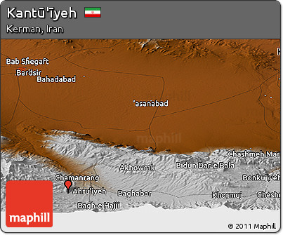 Physical Panoramic Map of Kantū'īyeh