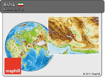 Physical Location Map of Ashā