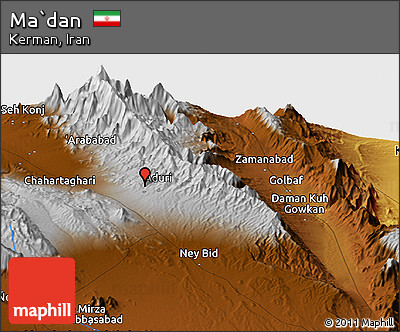 Physical Panoramic Map of Ma`dan