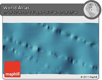 Satellite 3D Map of the Area around 29° 44' 59" N, 61° 7' 30" W