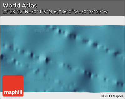 Satellite 3D Map of the Area around 29° 44' 59" N, 61° 7' 30" W