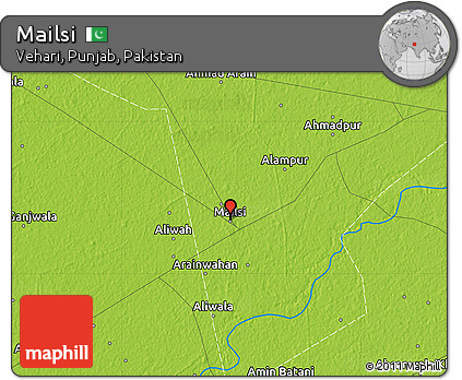 Physical Map of Mailsi