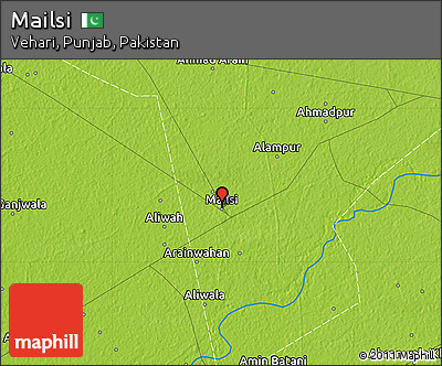 Physical Map of Mailsi