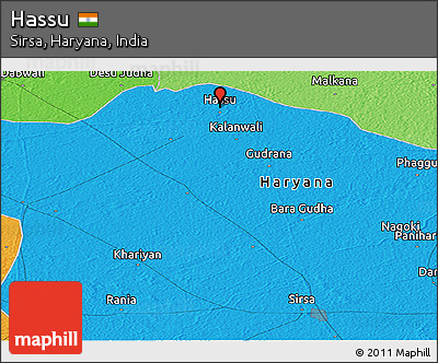 Political Panoramic Map of Hassu
