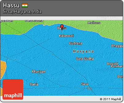 Political Panoramic Map of Hassu