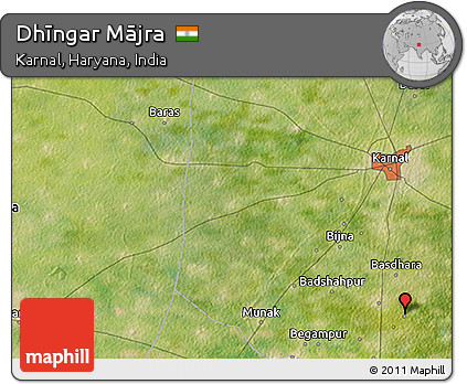 Satellite 3D Map of Dhīngar Mājra