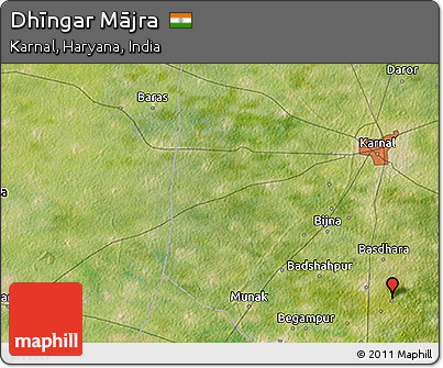Satellite 3D Map of Dhīngar Mājra