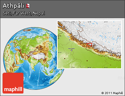 Physical Location Map of Athpāli