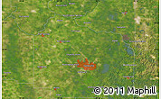 Satellite Map of the area around 29° 44' 59" N, 82° 22' 30" W