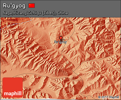 Political 3D Map of Ru'gyog