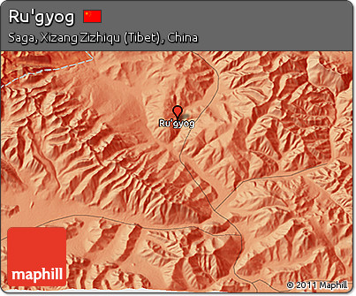 Political 3D Map of Ru'gyog