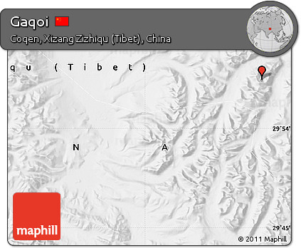 Physical Map of Gaqoi