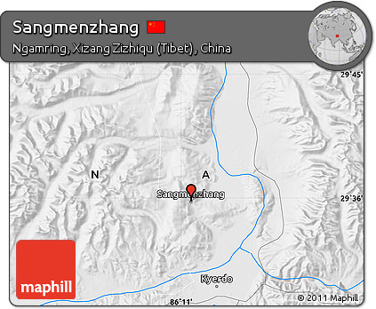 Physical Map of Sangmenzhang