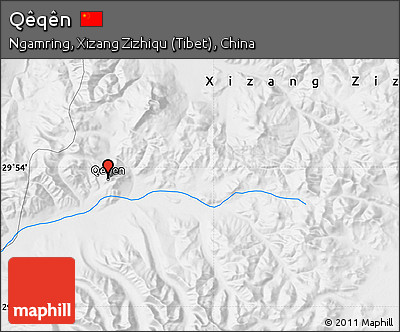 Physical Map of Qêqên
