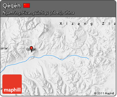 Physical Map of Qêqên
