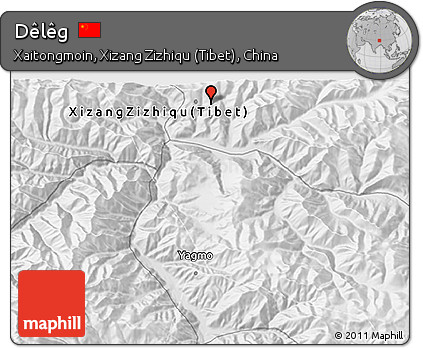 Physical 3D Map of Dêlêg