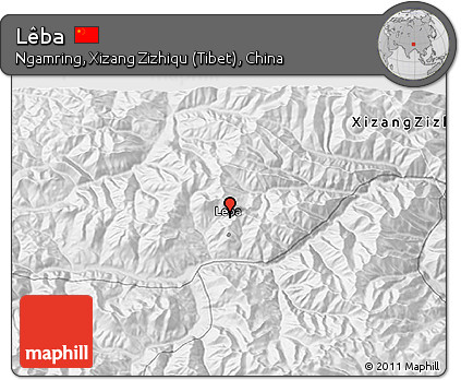 Physical 3D Map of Lêba