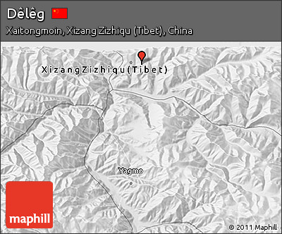 Physical 3D Map of Dêlêg