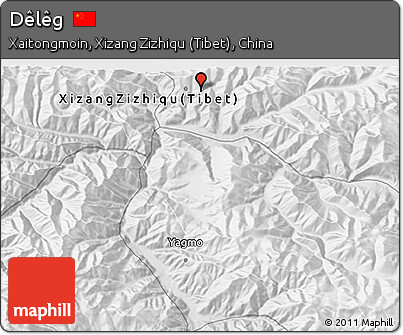 Physical 3D Map of Dêlêg