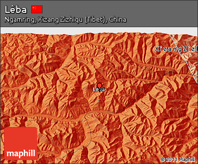 Political 3D Map of Lêba