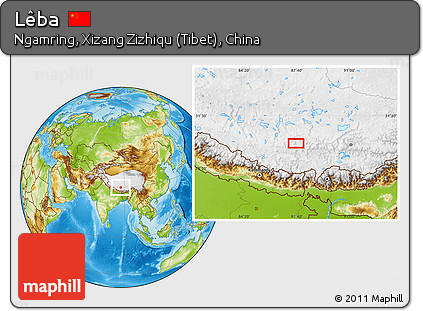 Physical Location Map of Lêba