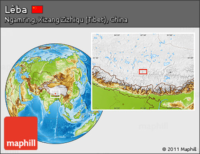 Physical Location Map of Lêba